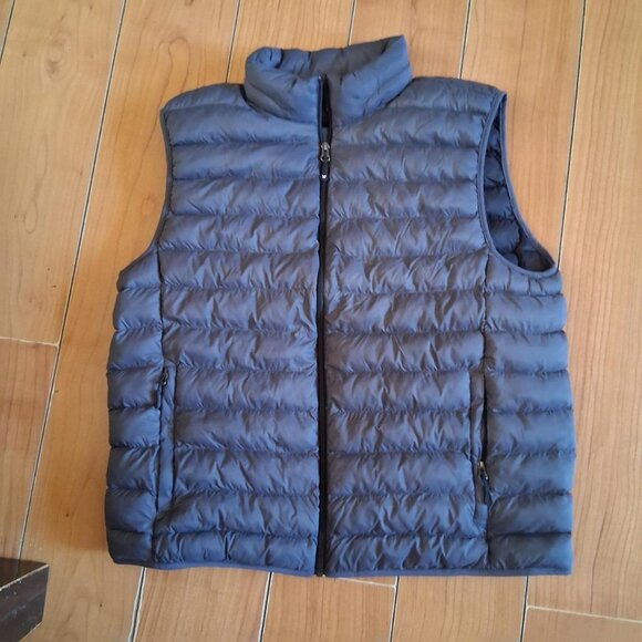 32 DEGREE HEAT Men's Softshell Puffer Vest Jacket Size Large Classic Blue - Picture 1 of 7